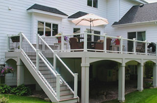 Minnesota house deck