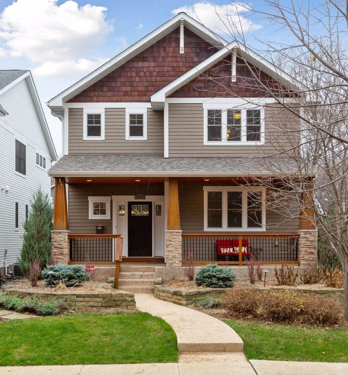 beautiful Minnesota house with quality stucco